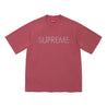 SUPREME HEARTS STUDDED S/S TOP-DUSTY ROSE