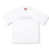 SUPREME HEARTS STUDDED S/S TOP-WHITE