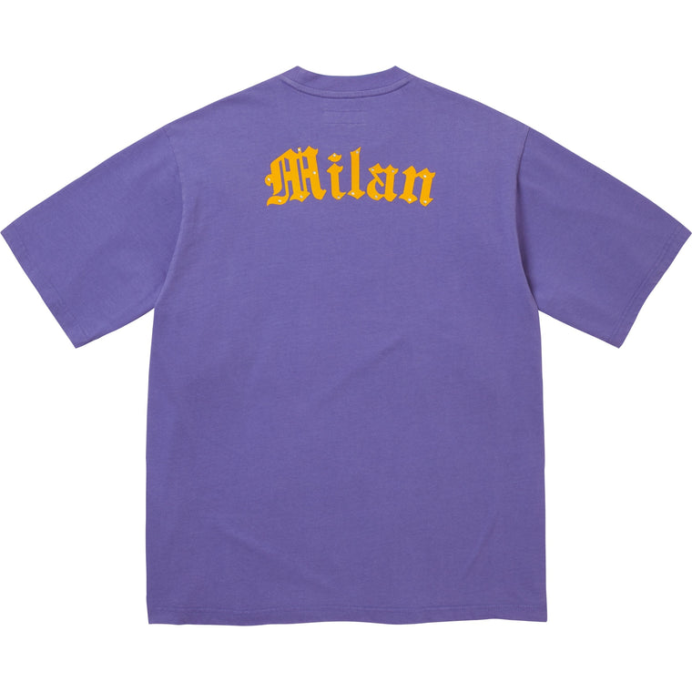 SUPREME MILAN SEQUIN S/S TOP-PURPLE