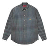 SUPREME MINI PLAID SHIRT-BROWN