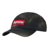SUPREME OVERDYED CAMP CAP-BLACK
