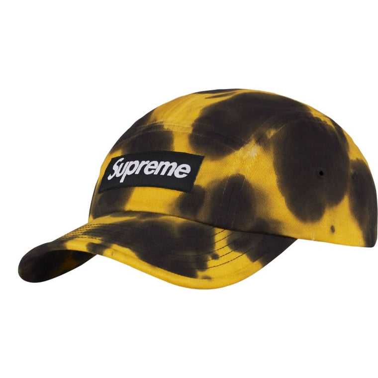 SUPREME OVERDYED CAMP CAP-YELLOW TIE DYE