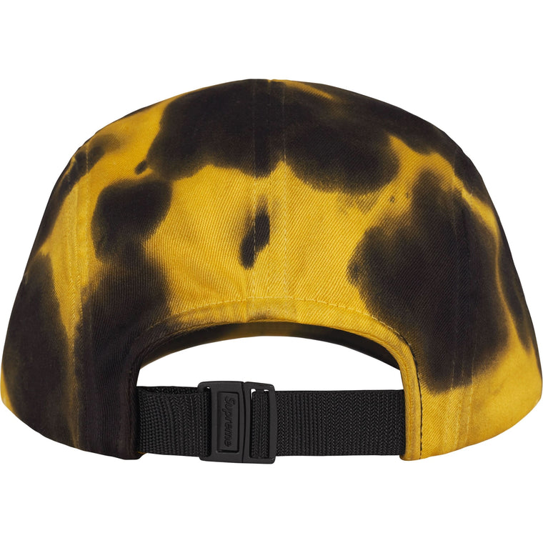 SUPREME OVERDYED CAMP CAP-YELLOW TIE DYE