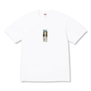 SUPREME PRAYER CARD BOX LOGO TEE-WHITE