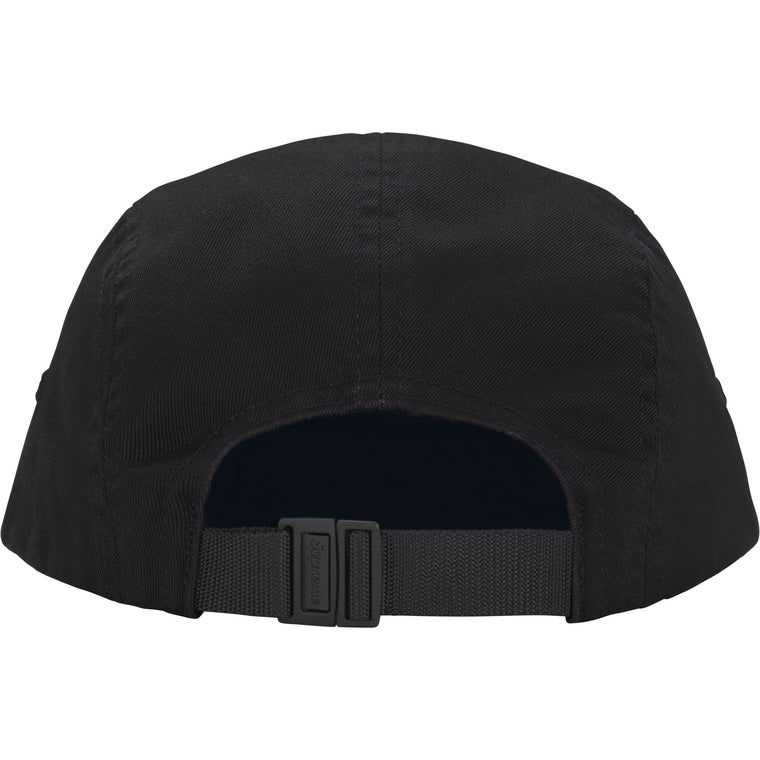 SUPREME RHINESTONE LABEL CAMP CAP-BLACK