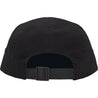 SUPREME RHINESTONE LABEL CAMP CAP-BLACK