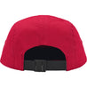 SUPREME RHINESTONE LABEL CAMP CAP-RED