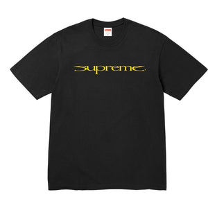 SUPREME SHARP LOGO TEE-BLACK