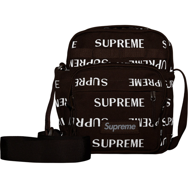 SUPREME SHOULDER BAG-BROWN