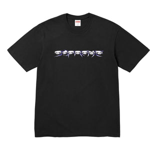 SUPREME SKULLS SPELLOUT TEE-BLACK