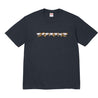 SUPREME SKULLS SPELLOUT TEE-NAVY