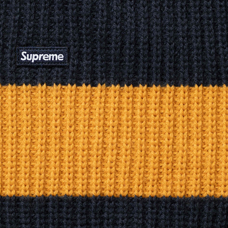 SUPREME SMALL BOX SWEATER POLO-YELLOW