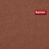 SUPREME SMALL BOX TEE-BROWN