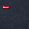 SUPREME SMALL BOX ZIP UP HOODED SWEATSHIRT-NAVY