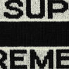 SUPREME STRIPE LOGO SWEATER-BLACK
