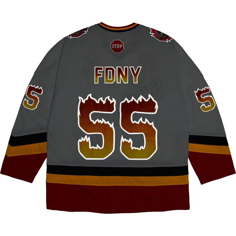 SUPREME FDNY HOCKEY JERSEY-WHITE