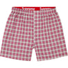 SUPREME HANES PLAID BOXERS (4 PACK)-MULTI