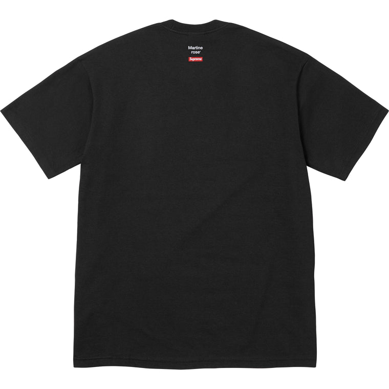SUPREME MARTINE ROSE CHAMPION TEE-BLACK