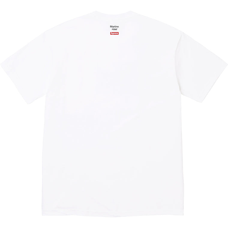 SUPREME MARTINE ROSE CHAMPION TEE-WHITE