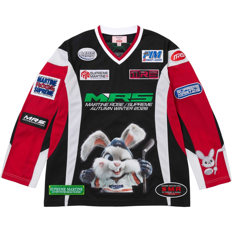 SUPREME MARTINE ROSE HOCKEY JERSEY-BLACK