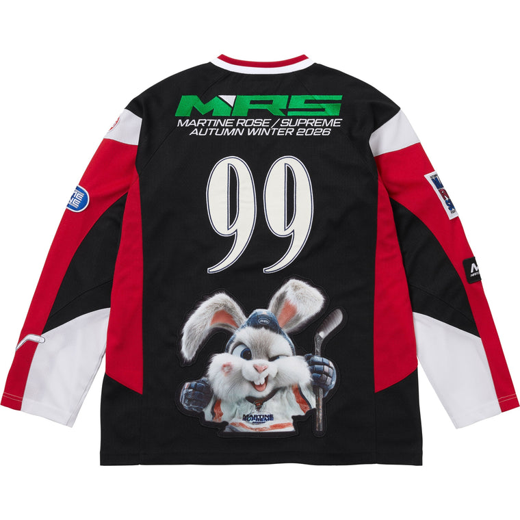 SUPREME MARTINE ROSE HOCKEY JERSEY-BLACK