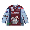 SUPREME MARTINE ROSE HOCKEY JERSEY-BURGUNDY