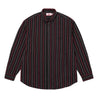 SUPREME MARTINE ROSE METALLIC STRIPE SHIRT-BLACK