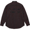 SUPREME MARTINE ROSE METALLIC STRIPE SHIRT-BLACK