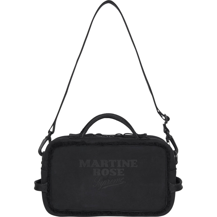 SUPREME MARTINE ROSE SHEARLING MINI DUFFLE BAG-BLACK