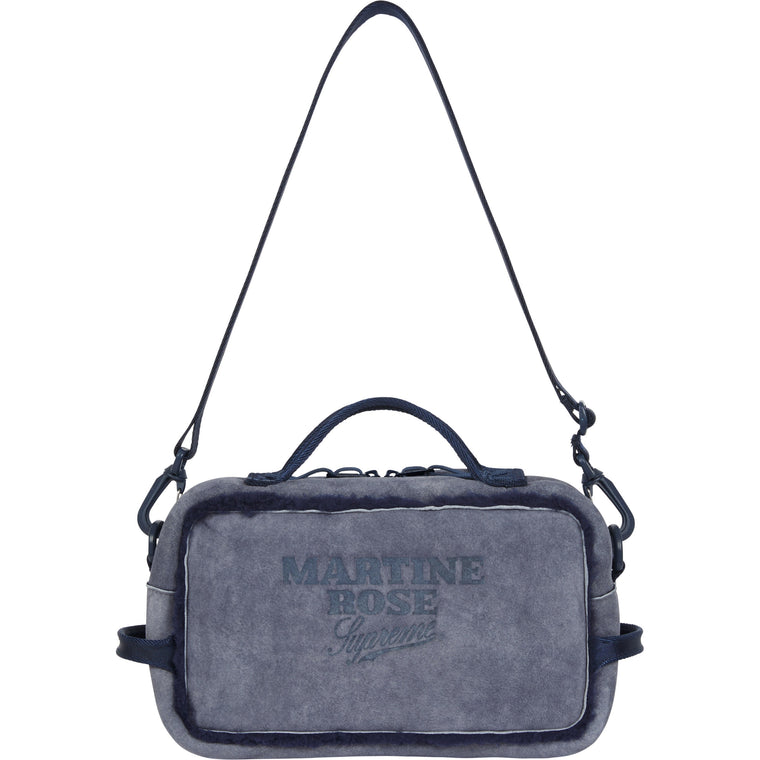 SUPREME MARTINE ROSE SHEARLING MINI DUFFLE BAG-NAVY