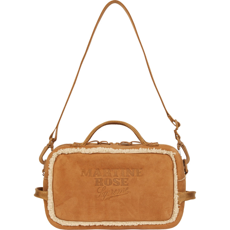SUPREME MARTINE ROSE SHEARLING MINI DUFFLE BAG-TAN