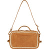 SUPREME MARTINE ROSE SHEARLING MINI DUFFLE BAG-TAN