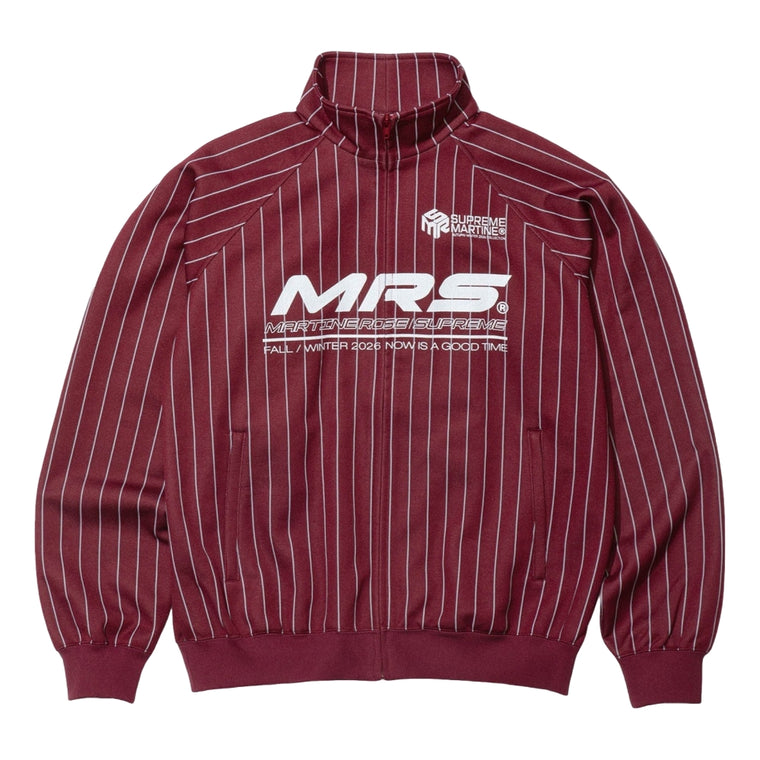 SUPREME MARTINE ROSE TRACK JACKET-BURGUNDY