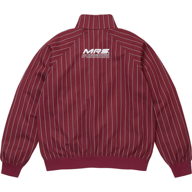 SUPREME MARTINE ROSE TRACK JACKET-BURGUNDY