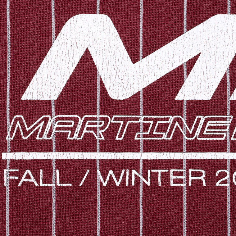SUPREME MARTINE ROSE TRACK JACKET-BURGUNDY