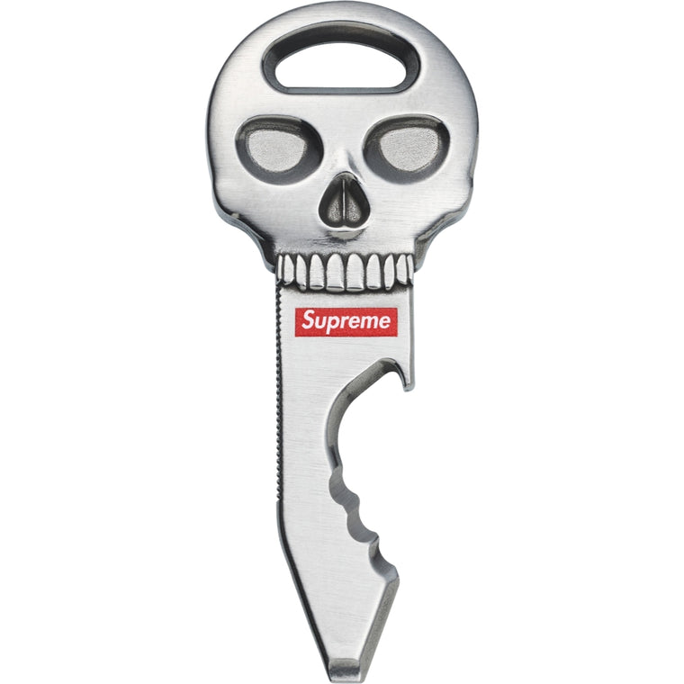 SUPREME NITE IZE SKULL KEY TOOL-SILVER