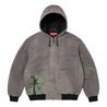 SUPREME RITA ACKERMANN HOODED WORK JACKET-GREY