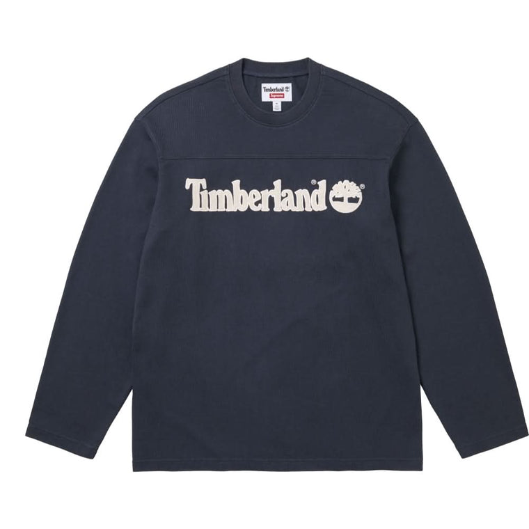 SUPREME TIMBERLAND® L/S FOOTBALL TOP-NAVY