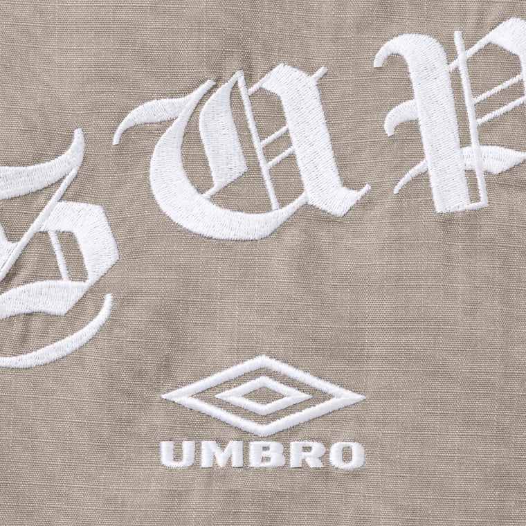 SUPREME UMBRO COTTON RIPSTOP TRACK JACKET-GREY