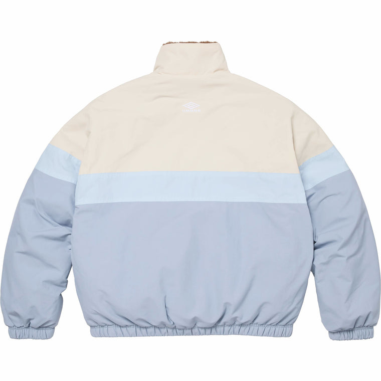 SUPREME UMBRO® REVERSIBLE FAUX FUR PULLOVER-BLUE
