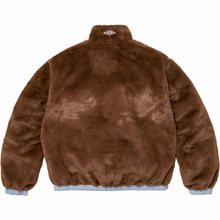 SUPREME UMBRO® REVERSIBLE FAUX FUR PULLOVER-BLUE