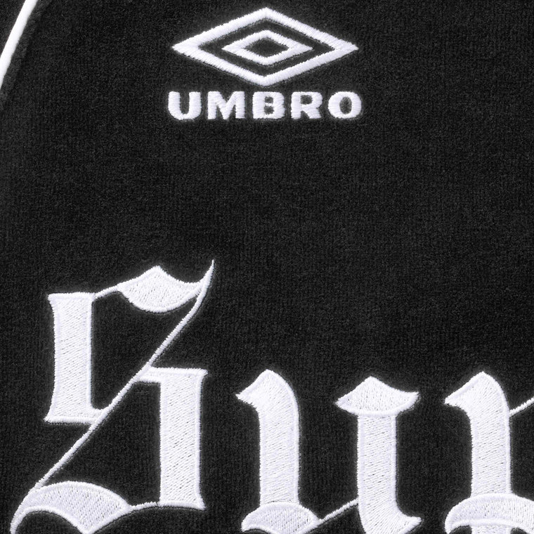 SUPREME UMBRO® VELOUR TRACK JACKET-BLACK