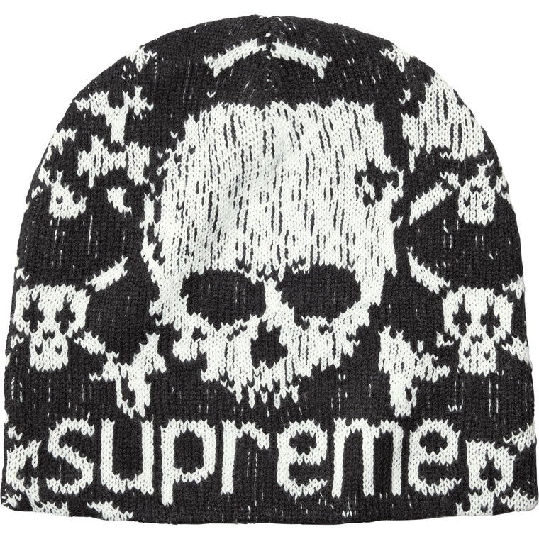SUPREME VANSON LEATHERS® SKULL BEANIE-BLACK