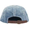 SUPREME WASHED CHINO TWILL CAMP CAP-INDIGO
