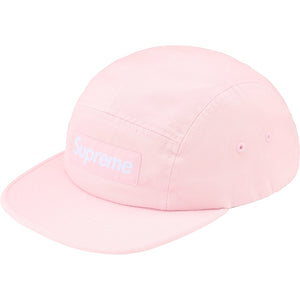 SUPREME WASHED CHINO TWILL CAMP CAP-PINK