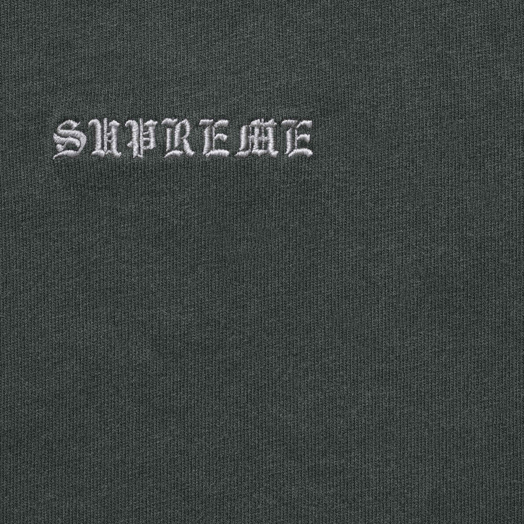 SUPREME WASHED S/S TOP-BLACK
