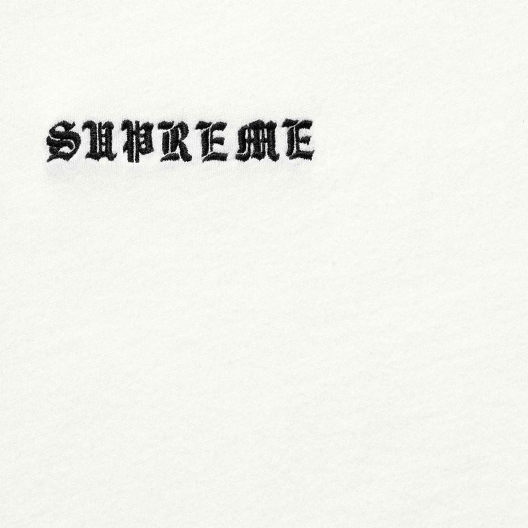 SUPREME WASHED S/S TOP-WHITE