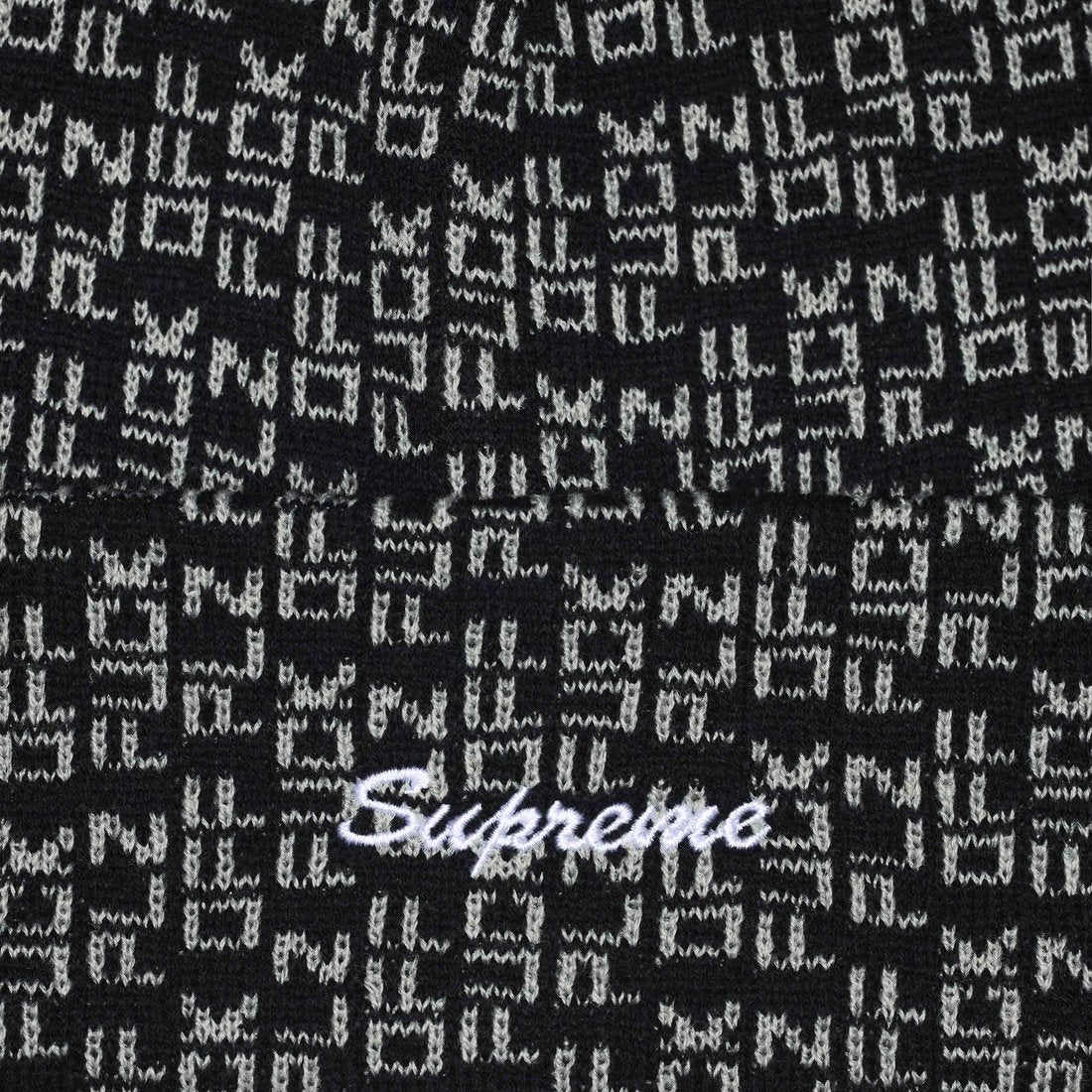 SUPREME FUCK OFF BEANIE-BLACK