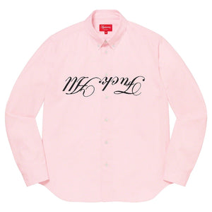 SUPREME JAMIE REID FUCK ALL SHIRT-PINK