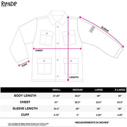 RIPNDIP SLICE AND DICE COACHES JACKET-BLACK